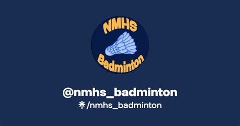 Nmhs Badminton Instagram Linktree