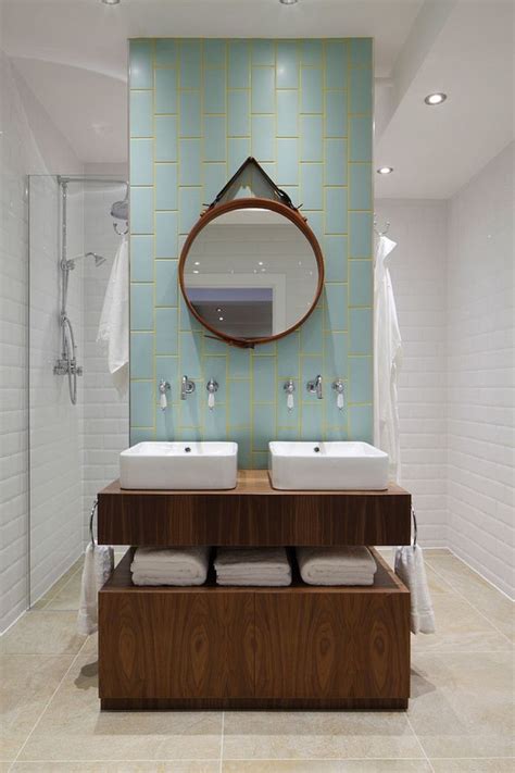 Trendy Twist to a Timeless Color Scheme: Bathrooms in Blue and Yellow ...