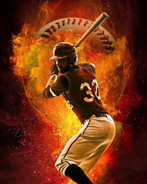 Baseball Fire Background Baseball Wallpaper Learn Photoshop Baseball