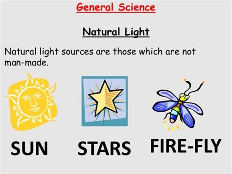 Natural And Artificial Light