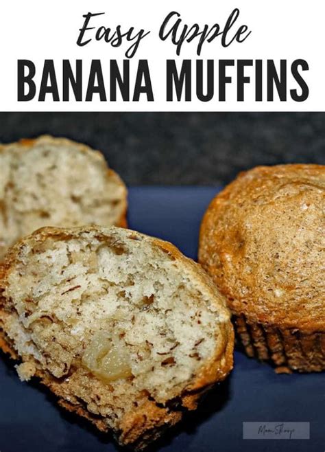 Super Easy Apple Banana Muffins MomSkoop