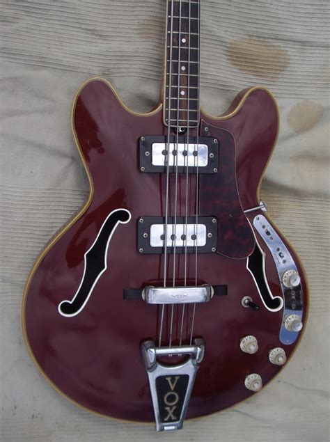 Vox Sidewinder Iv Bass 1960 Cherry Bass For Sale Hendrix Guitars