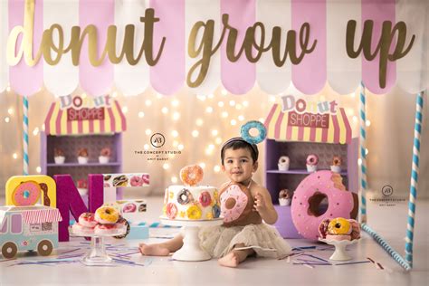 Donut Grow Up Donut Love What A Crazy Fun 🍩 Themed Cake Smash Session