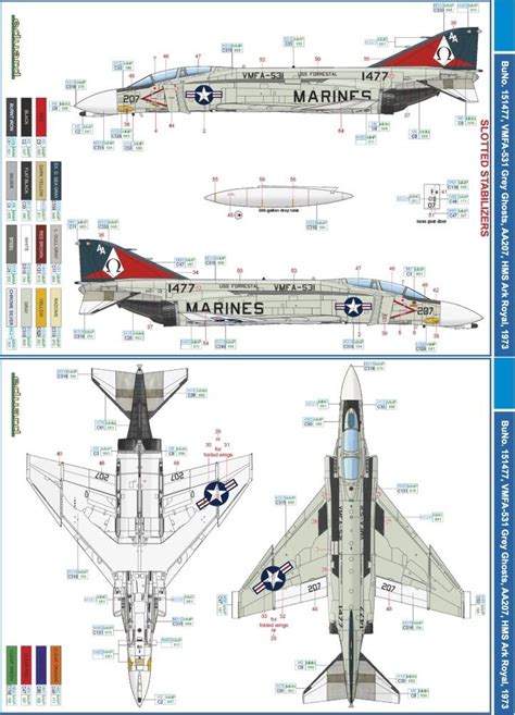 the blueprint shows different types of fighter jets