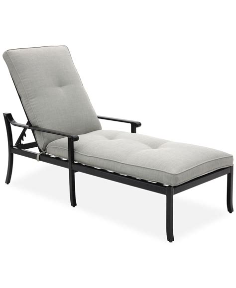 Agio Wythburn Mix And Match Scroll Outdoor Chaise Lounge In Oyster