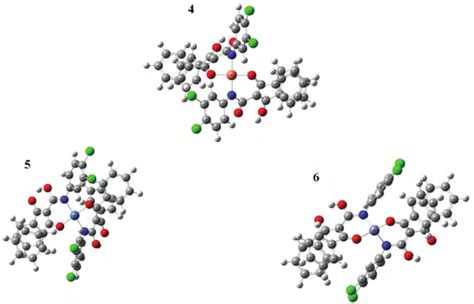 Molecular Structures Of Cu Ii Ni Ii And Zn Ii Coordination Complex