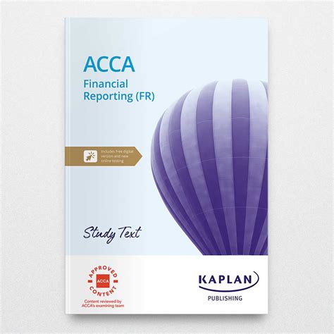 Kaplan Acca Financial Reporting Study Text By Kaplan