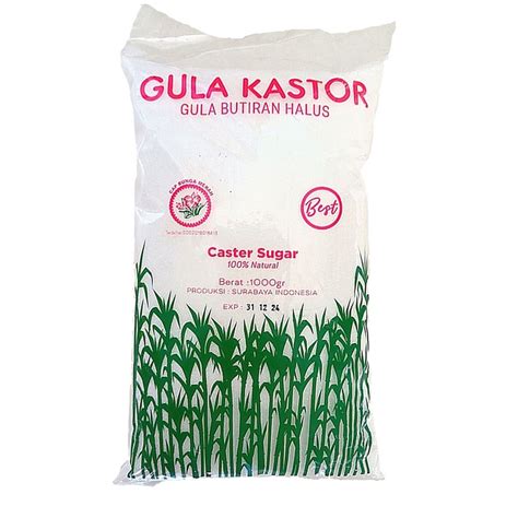 Jual Gula Kastor Cap Bunga Merah 1 Kg Caster Sugar Gula Butiran