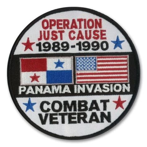 Panama Operation Just Cause Patch Combat Veteran Noriega Fort