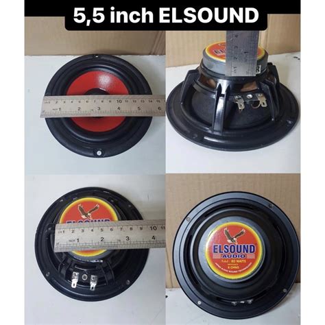 Jual Woofer Speaker 5 5 Spiker ELSOUND 5 5 Inch PENGERAS SUARA