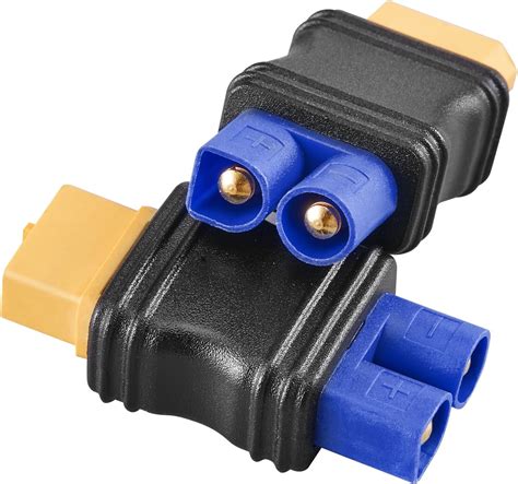 Zhofonet Xt60 Female To Ec3 Male Connector2 Pcs Xt60 Ec3 Injection Molded