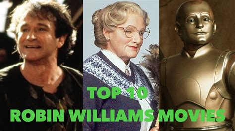 Top 10 Robin Williams Movies Youtube