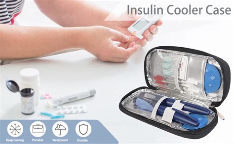 Bomkee Insulin Cooler Travel Case For Diabetic Insulin Cooling Case