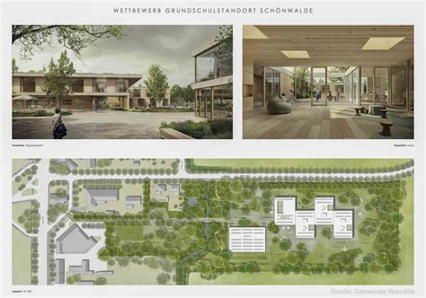 Planung beginnt für den Neubau Grundschule Schönwalde in Wandlitz