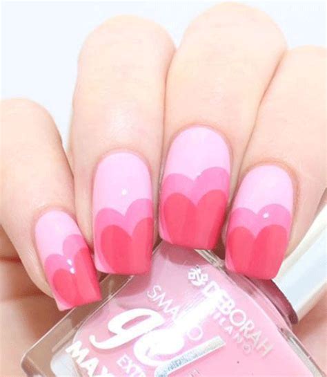 Cutest Pink Valentines Day Nail Art Ever Fabulous Nail Art Designs