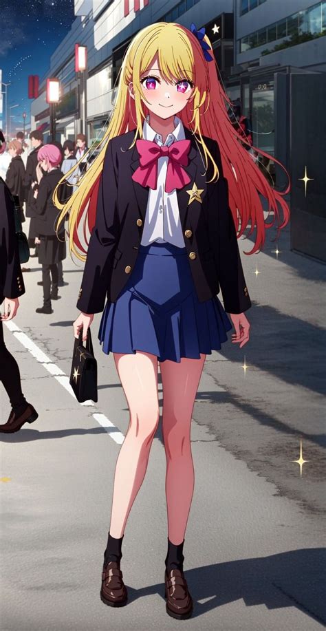 Oshi No Ko Personaje Ruby Hoshino AniGirls Fan Nemesis Pinterest Red To Blonde