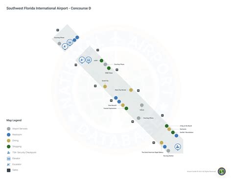 Southwest Florida Airport Rsw Terminal Maps Airport Guide