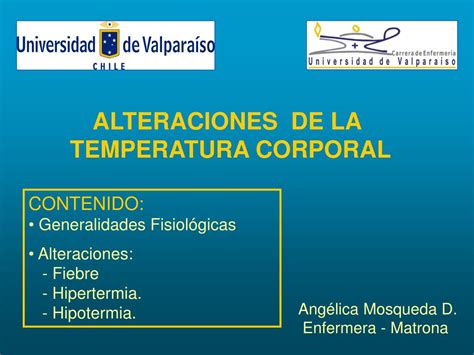 Ppt Alteraciones De La Temperatura Corporal Powerpoint Presentation