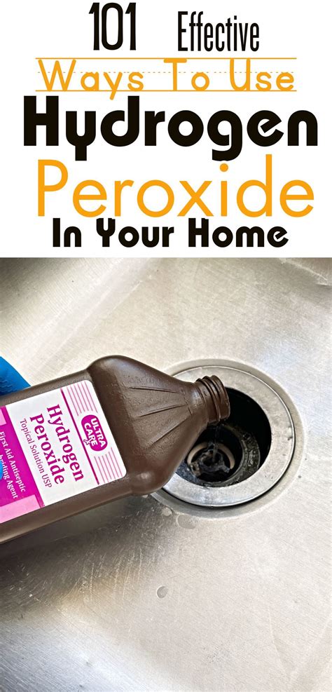 101 Ways To Use Hydrogen Peroxide In Your Home Cleaning With Peroxide