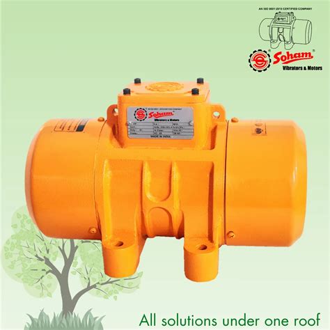 Vibrator Motor Soham Three Phase Electric Vibrator Manufacturer From