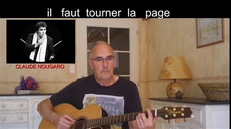 Il Faut Tourner La Page Cover Claude Nougaro YouTube