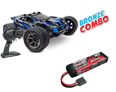 Traxxas Rustler 4x4 Vxl Ultimate Blau Bronze Combo Traxxas Shop 67097 4