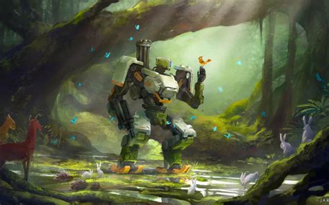 Bastion Overwatch Hd Wallpaper By Blizzard Entertainment By Mikoyanx