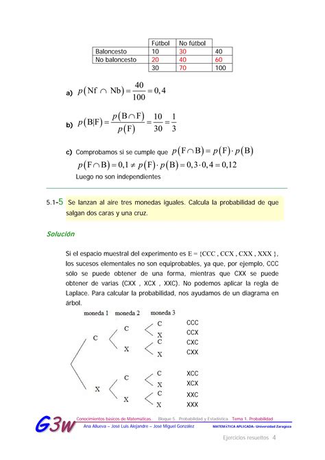 Probabilidad Y Estad Stica Ejercicios Resueltos Pdf