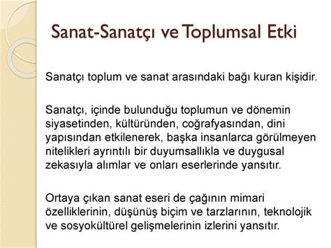 V Nite Sanat Felsefesi Estet K Ppt Indir