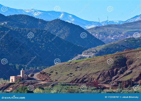 Berber Villages in the High Atlas Stock Image - Image of africa ...