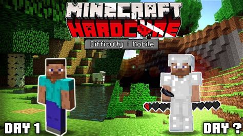 Minecraft Bedrock HARDCORE Survival Can I Survive Ep 1 YouTube