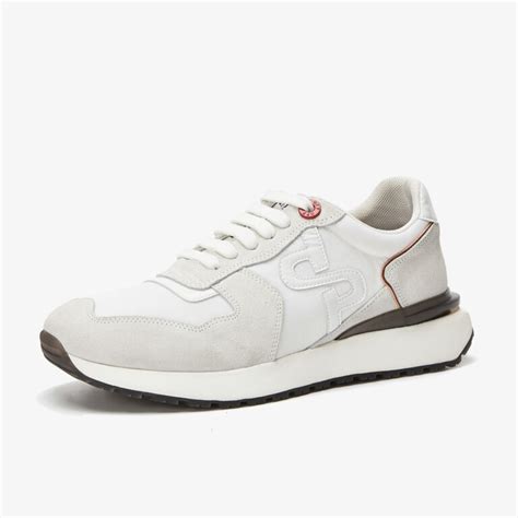 Lace Up Suede Sneakers White Opp Official Store