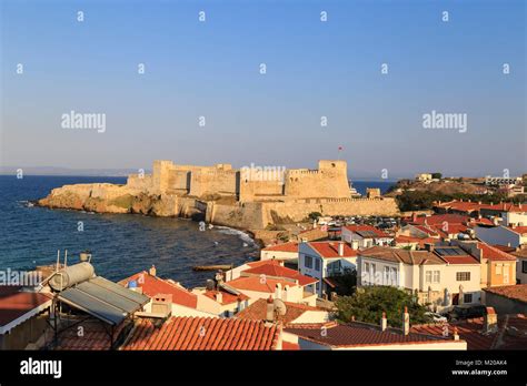 Bozcaada, Turkey: August 11, 2016: Bozcaada castle view Stock Photo - Alamy