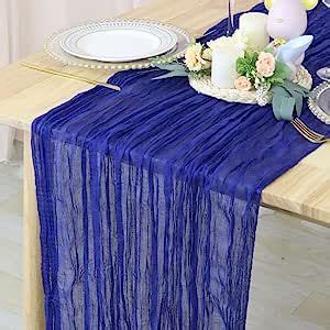 Blue Cheesecloth Gauze Table Runner Ft X Cotton Cheese Clothes