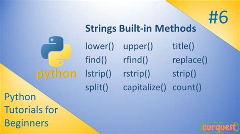 Python Lesson String Methods Wiki C A H Ng Ho Ng