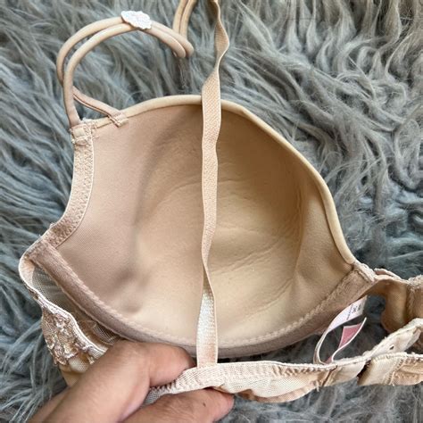 Victorias Secret Nude Angels Nude Demi Bra 34c Gem