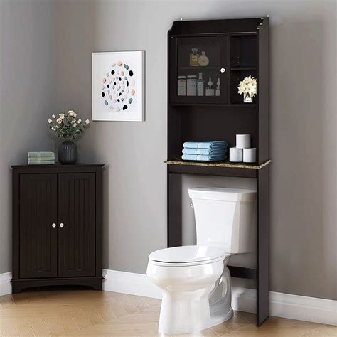 Grey Tall Bathroom Cabinet Rispa