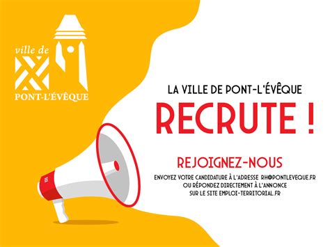 La ville de Pont l Évêque recrute Bienvenue sur le site officiel de