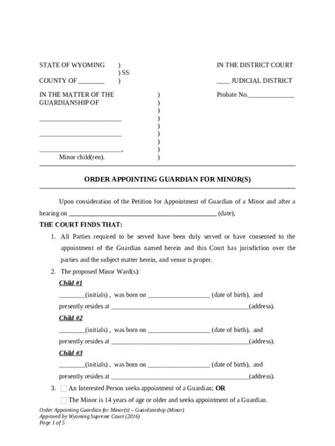 Judicial District In The Matter Of The Probate No Doc Template