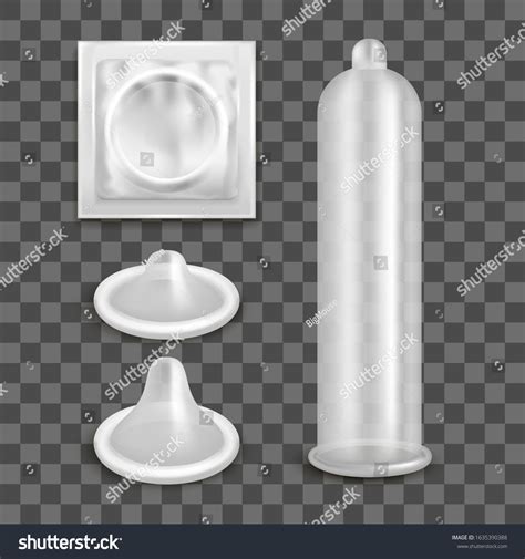 Realistic 3d Detailed Latex Condom Set Stock Vector Royalty Free