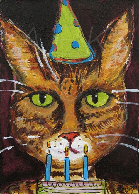 Funny Little Cat Paintings