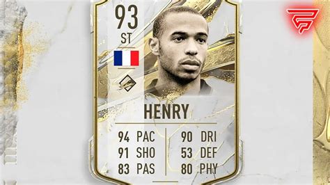 Guía para completar el Thierry Henry Prime Icon SBC en FIFA 23