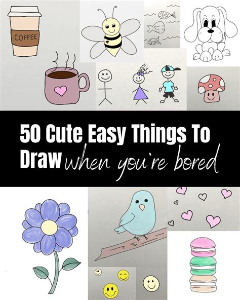 Cute Easy Things To Draw When Bored The Clever Heart Nbkomputer