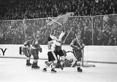 Canada Soviet Hockey Goal The Famous Pictures Collection