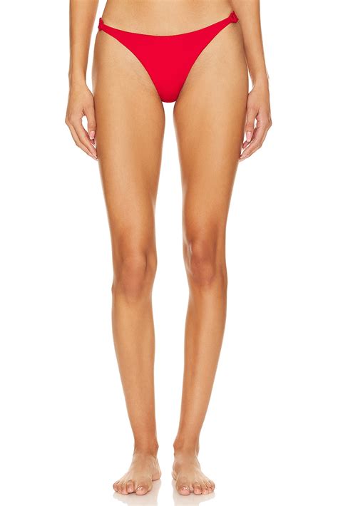 PEIXOTO Shanna Bikini Bottom In Red Sangria REVOLVE