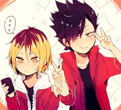 Haikyuu Kuroo And Kenma Kuroken Haikyuu Nekoma Kenma