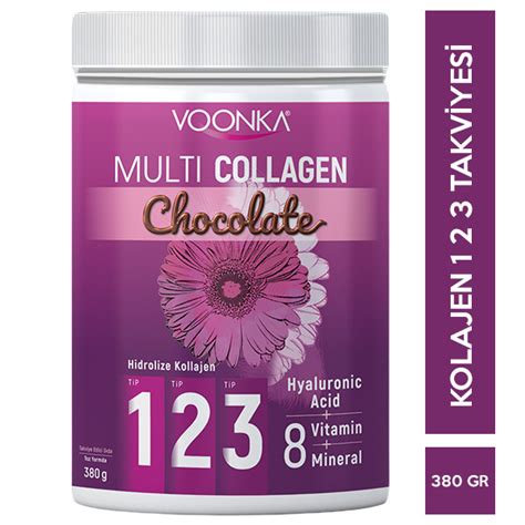 Voonka Multi Collagen Chocolate 380 Gr Nar Ecza