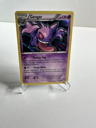 Pokemon Tcg Gengar 35 83 Xy Generation Reverse Holo Rare Nm Ebay