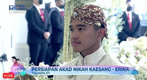 Berita Kaesang Pangarep Deg Degan Jelang Akad Nikah Terkini Dan Terbaru