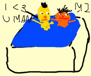 Bert & Ernie bath time! - Drawception